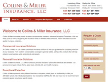 Tablet Screenshot of collins-miller.com